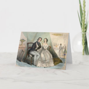 Victorian Wedding Greeting Card
