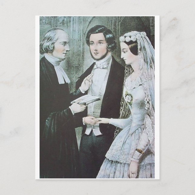 Victorian Wedding Postcard (Front)