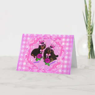 Victorian Weenie Sisters Card