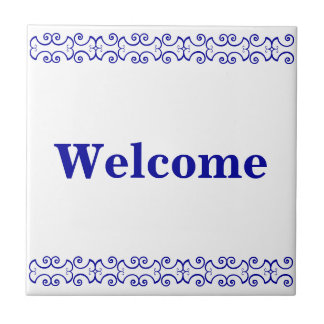 Victorian Welcome Sign Tile