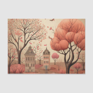 Victorian Whimsical Autumn Tissue Paper