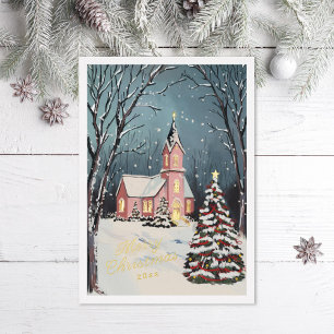 Victorian Winter Scene Non Photo Christmas