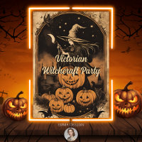 Victorian Witchcraft Vintage Halloween adult Party