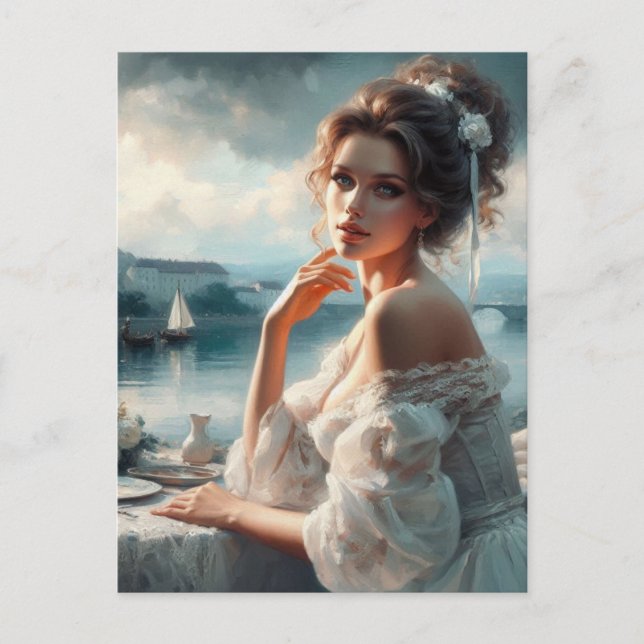 Victorian Woman 2 Postcard (Front)