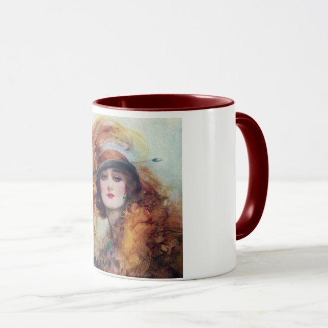Victorian Woman Mug (Front Right)