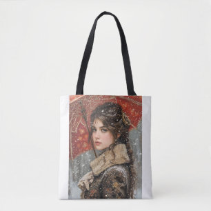 Victorian Woman Tote Bag