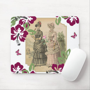 Victorian Women Floral  Mouse Pad! Mouse Pad