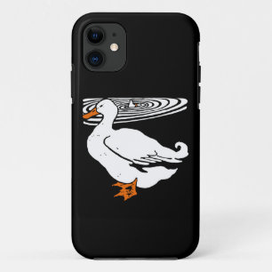 Victorian Wood Cut White Ducks Case-Mate iPhone Case