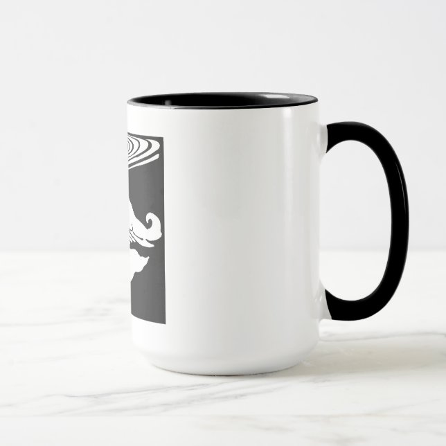 Victorian Woodcut Ducks On Mug (Right)