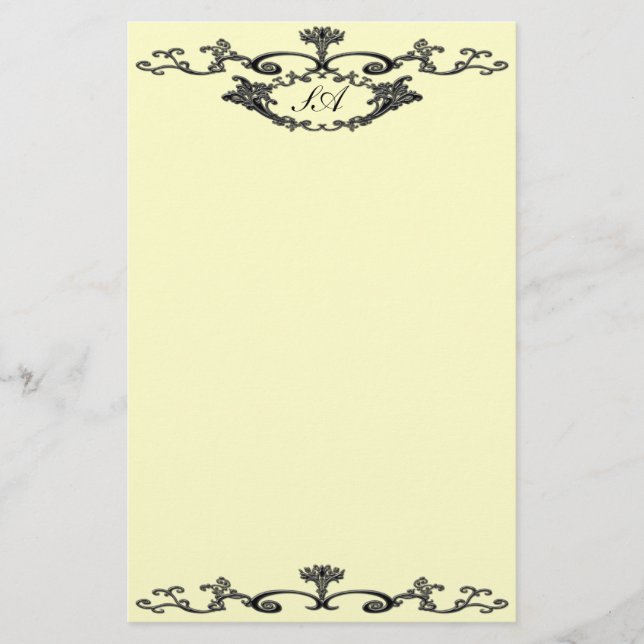 Victorian Wrought Iron Stationery (Front)