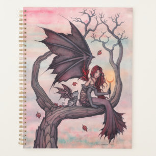 Victoria's Tree Gothic Fairy with Cat Fantasy Art Planner