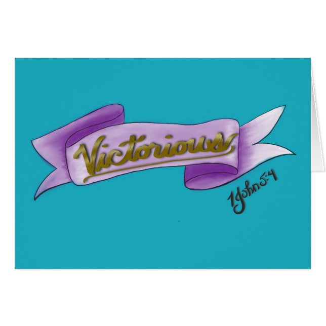 Victorious card (Front Horizontal)