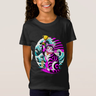 Victorious Maneki-neko - Japanese Good Luck Cat T-Shirt