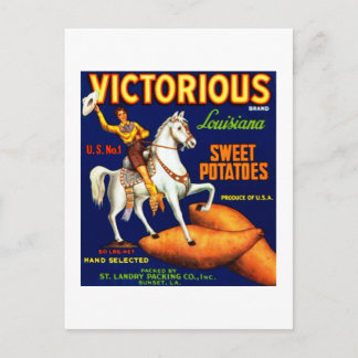 Victorious Sweet Potatoes Postcard