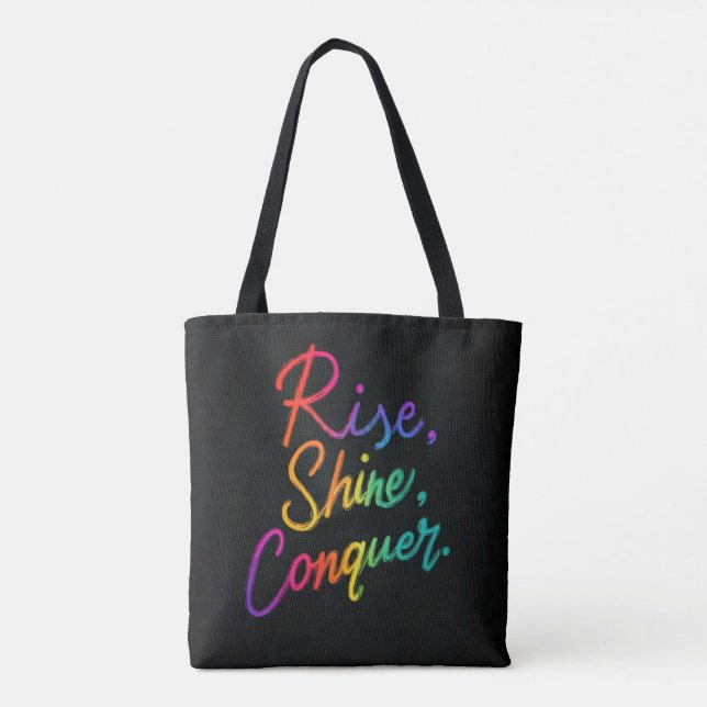 "Victorious Vibes Tote" Tote Bag (Back)