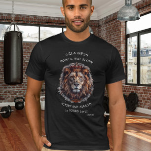 Victory and Power King Of Creation Lion T-Shirt