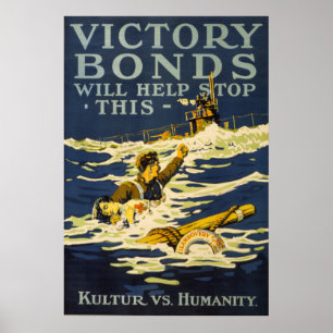 Victory Bonds Will Help Stop This - Poster