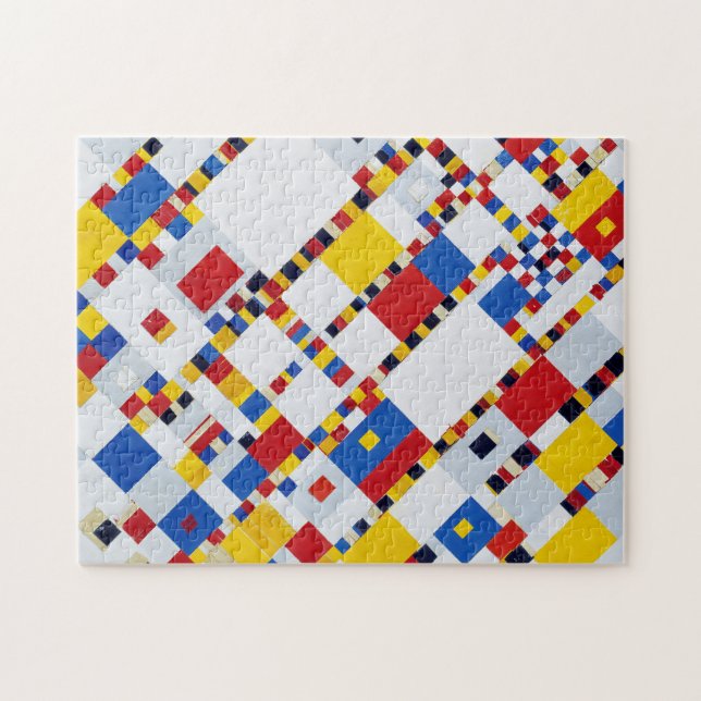 Victory Boogie Woogie, Mondrian Jigsaw Puzzle (Horizontal)