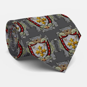 Victory Family Crest Shield Tie