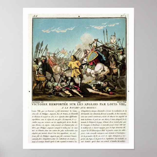 Victory Gained Over the English by Louis VIII (118 Poster (Front)