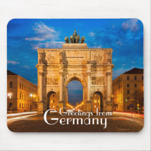 Victory Gate Munich Germany Mouse Pad