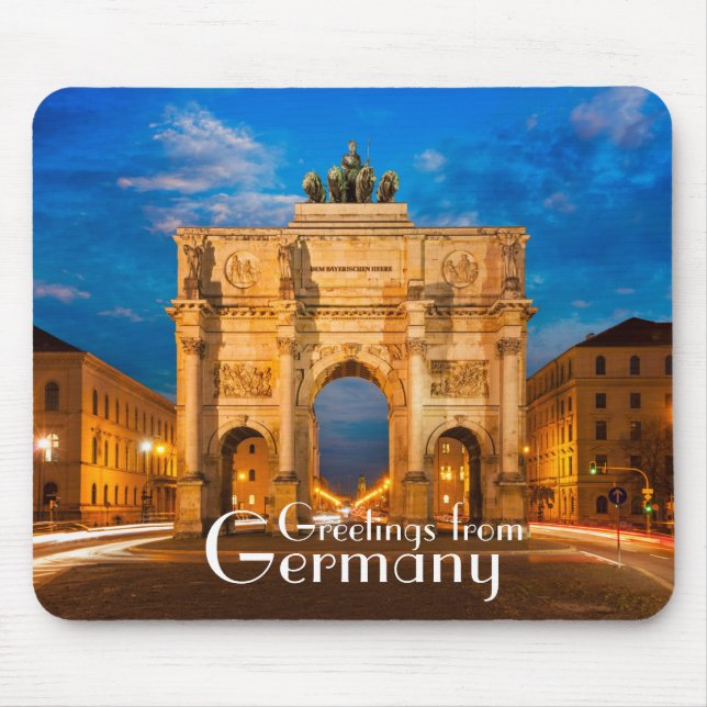 Victory Gate Munich Germany Mouse Pad (Front)