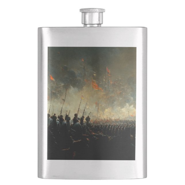 Victory Hip Flask (Front)