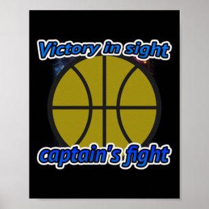 Victory In Sight Captain's Fight Poster