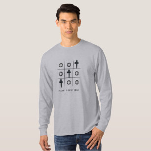 Victory is In the Cross Tic Tac Toe Christian T-Shirt