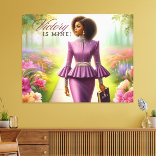 Victory is Mine! Canvas Print