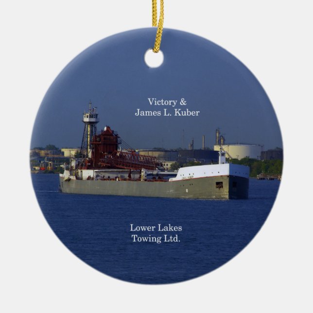 Victory & James L. Kuber ornament (Front)