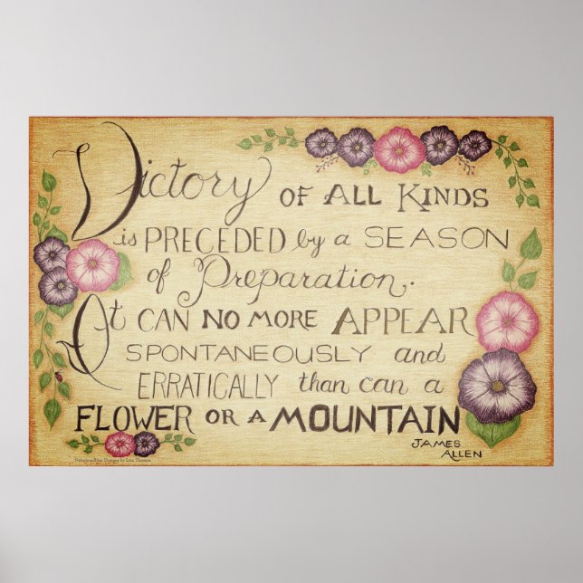 Victory of All Kinds - James Allen Wall Art (Front)