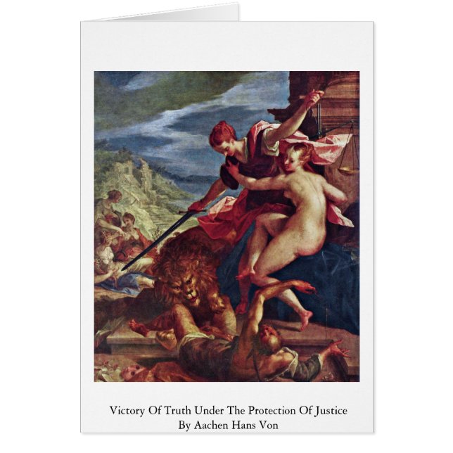 Victory Of Truth Under The Protection Of Justice (Front)