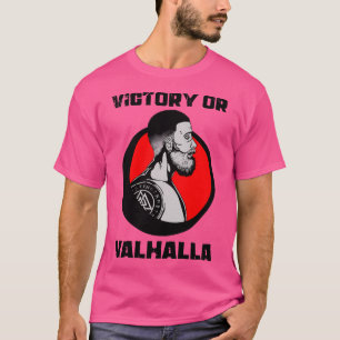 Victory Or Valhalla Mma Fight Logo T-Shirt