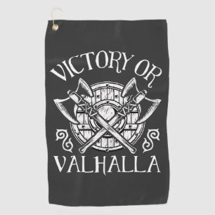 Victory or Valhalla - Shield and Axe Golf Towel