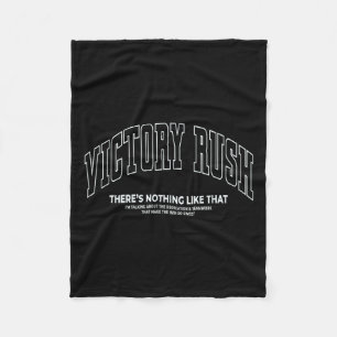 Victory Quotes, Celebrate Victory Illustration Gra Fleece Blanket