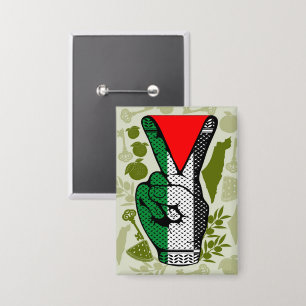 Victory Sign Hand Resistance Red Triangle Symbol