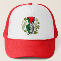 Victory Sign Hand Resistance Red Triangle Symbol