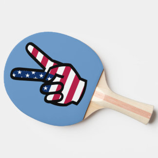 Victory Sign Ping Pong Paddle