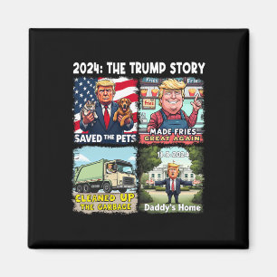 Victory Trump 2024 Greatest Comebyck Inauguration Magnet