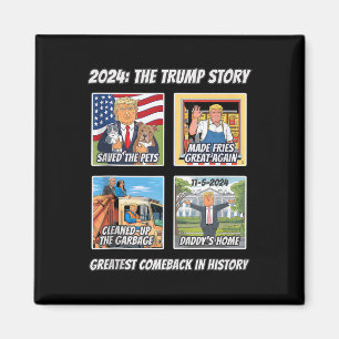 Victory Trump 2025 Greatest Comebyck Keepsake Winn Magnet