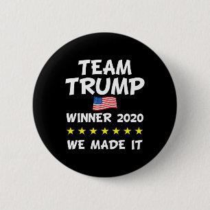 Victory Trump President Election Celebration  6 Cm Round Badge