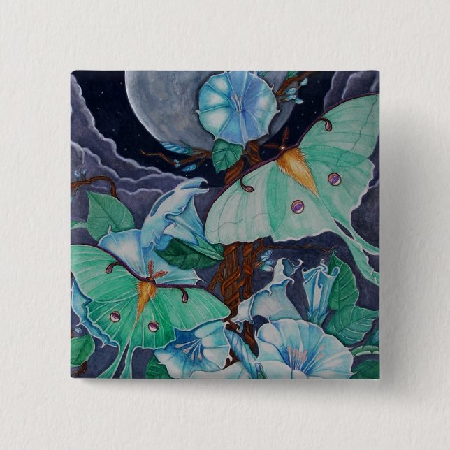 Vida de la Luna 15 Cm Square Badge (Front)