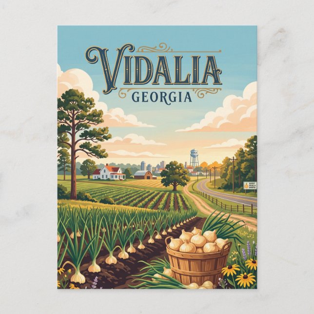 Vidalia, Georgia Postcard (Front)