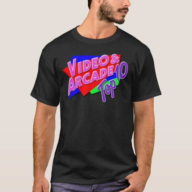Video &amp; Arcade Top 10 Classic T-Shirt (Front)