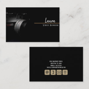 Video Blogger  Business Card