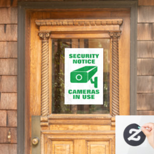 Video camera security service anti theft warning