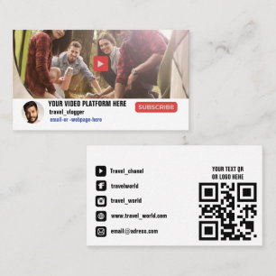 Video channel promotion Business Card