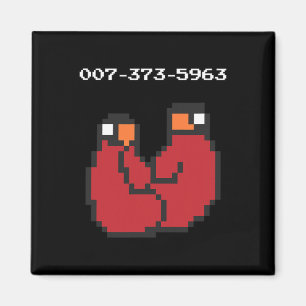 Video Game 90s 45s Codes Funny Gift Magnet