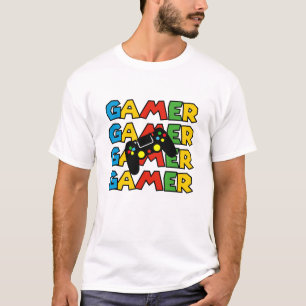 "Video Game Addicts" Funny Gamer Tee
